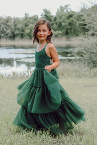 SS Girl's Dress Wendy Dress (forest tulle)