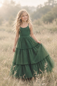 SS Girl's Dress Wendy Dress (forest tulle)