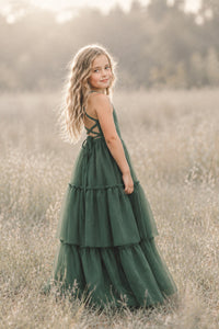 SS Girl's Dress Wendy Dress (forest tulle)