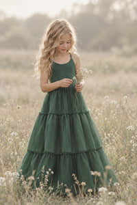 SS Girl's Dress Wendy Dress (forest tulle)
