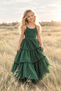 SS Girl's Dress Wendy Dress (forest tulle)