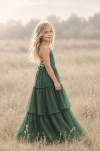 SS Girl's Dress Wendy Dress (forest tulle)