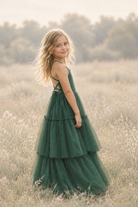 SS Girl's Dress Wendy Dress (forest tulle)