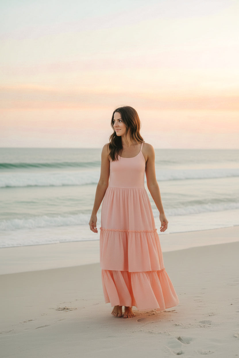 SS Women's Dress Women's Wendy Dress (vibrant coral muslin)