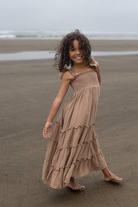 INDIE BLUE Dresses Marabella Dress (mocha muslin)