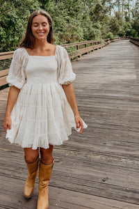 SS Women's Dress Women's Karina Mini (ivory chiffon)