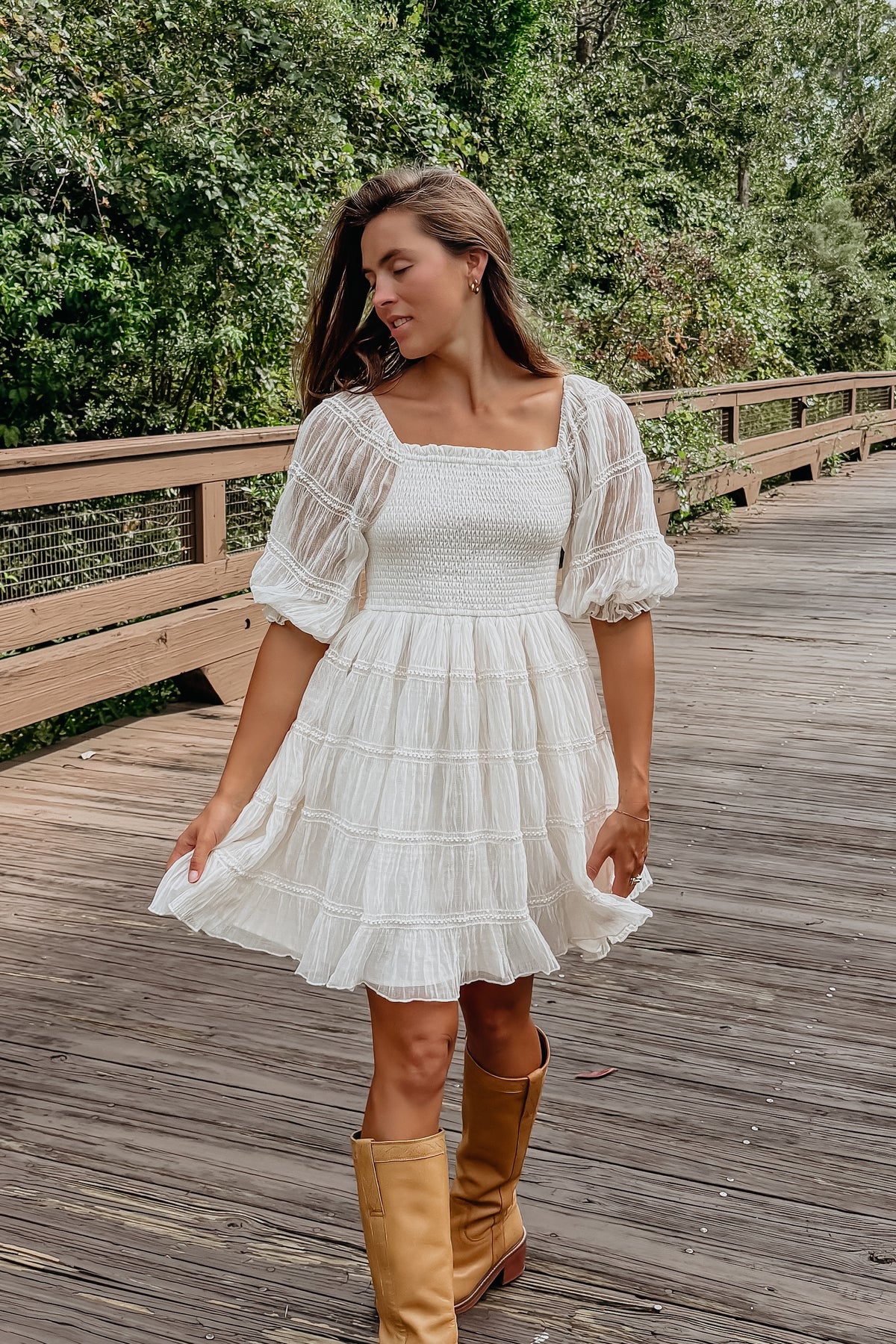 SS Women's Dress Women's Karina Mini (ivory chiffon)