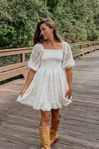 SS Women's Dress Women's Karina Mini (ivory chiffon)