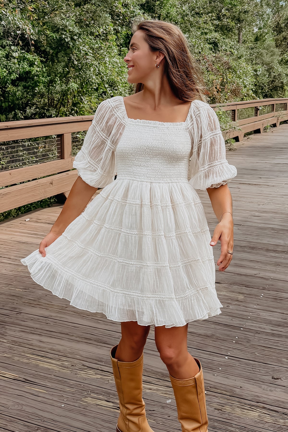 SS Women's Dress Women's Karina Mini (ivory chiffon)
