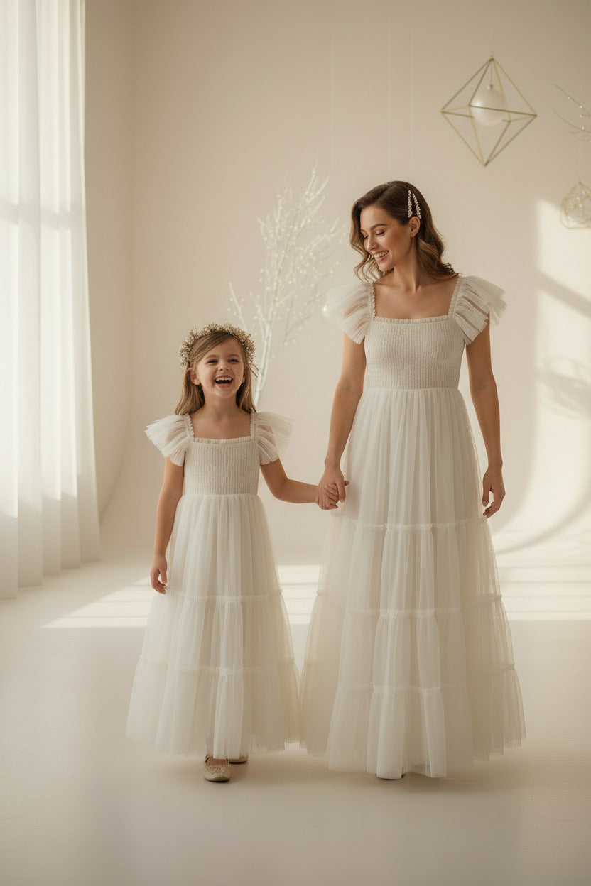 SS Women's Dress Women's Marabella Dress (antique ivory tulle)