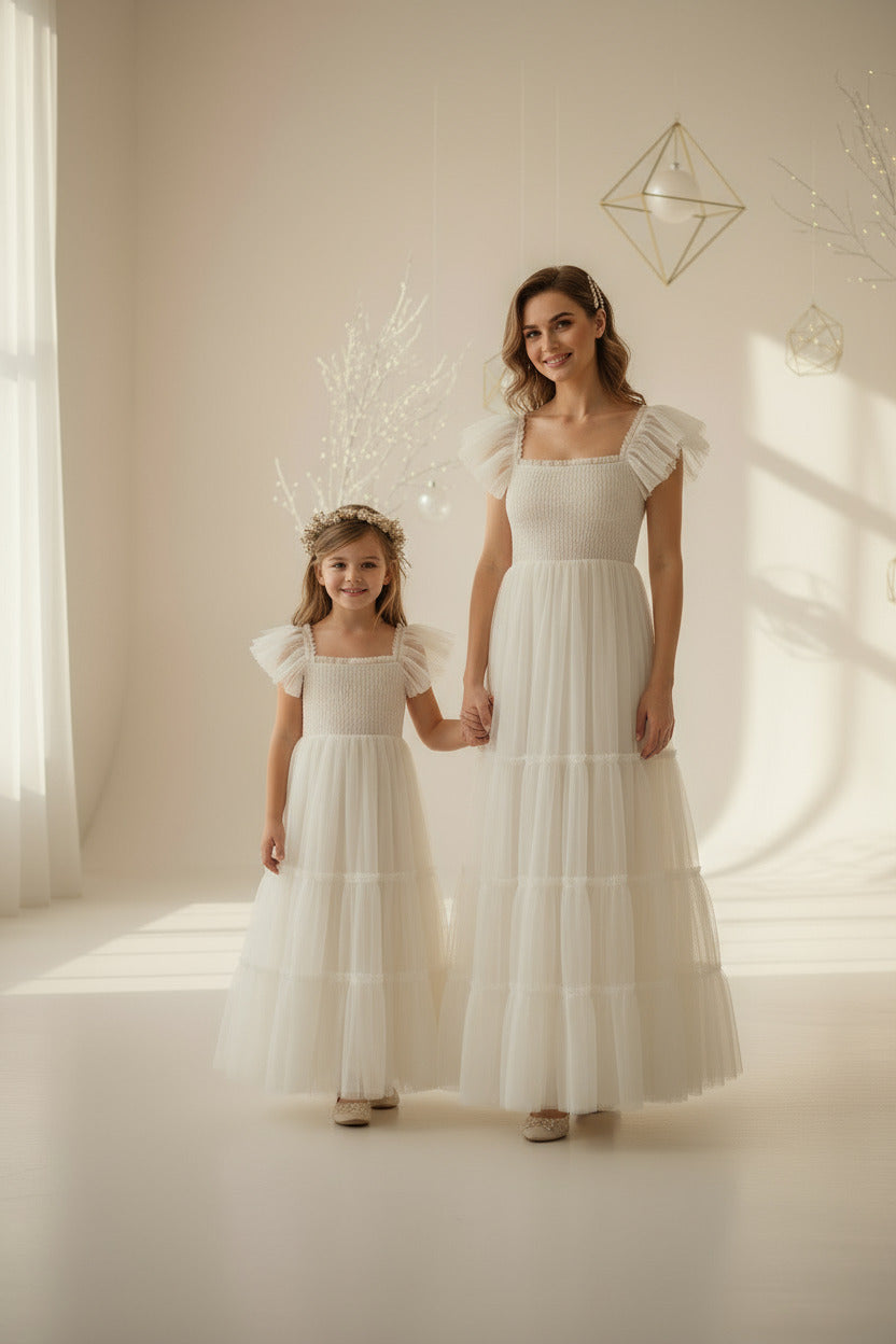 SS Women's Dress Women's Marabella Dress (antique ivory tulle)