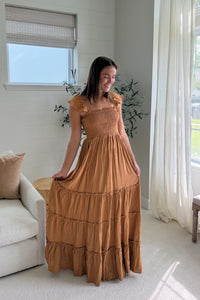 SS Women's Dress Women's Marabella Dress (amber linen)
