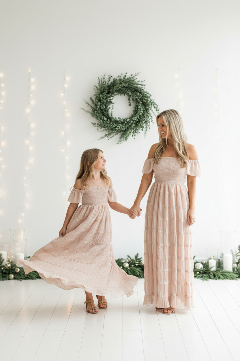 SS Women's Dress Women's Marabella Dress (soft pink chiffon)