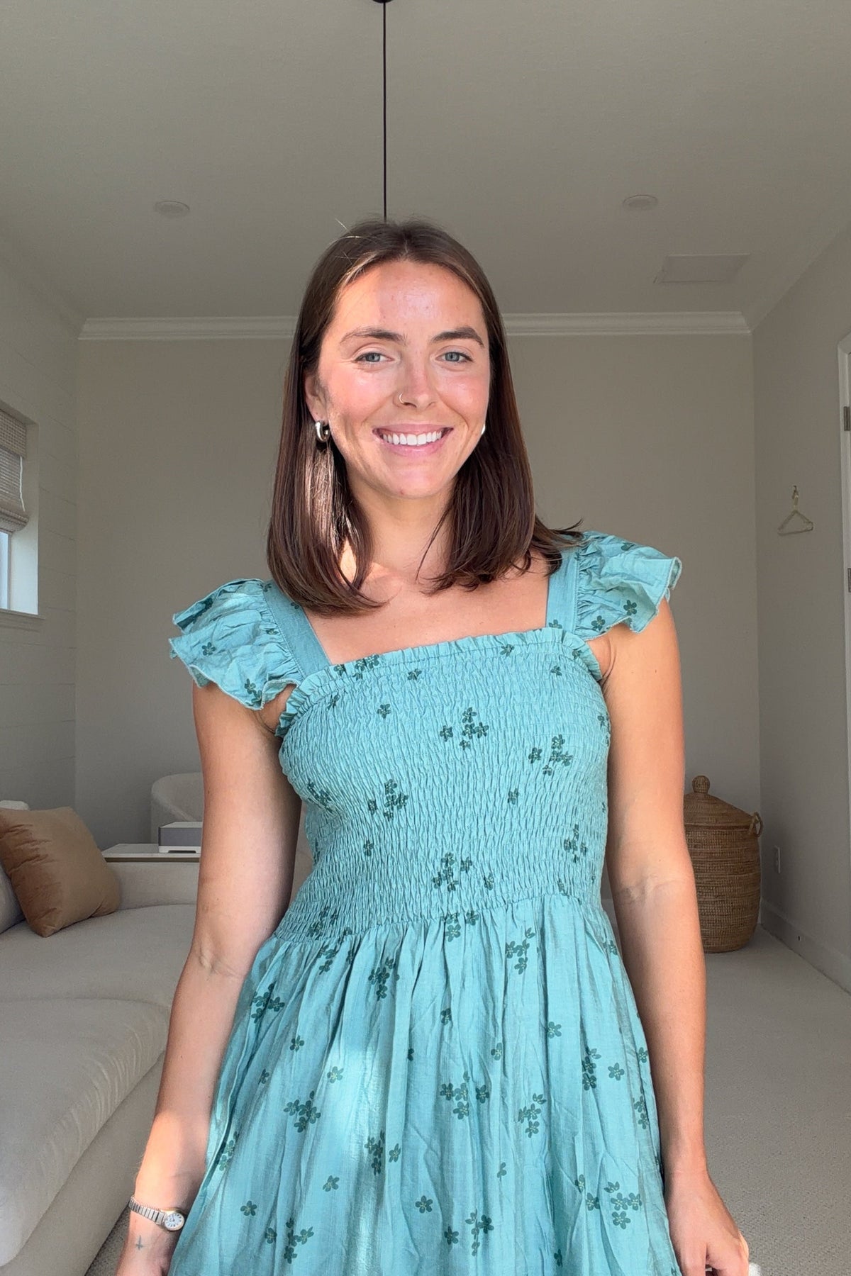 SS Women's Pia Dress Jade Bloom