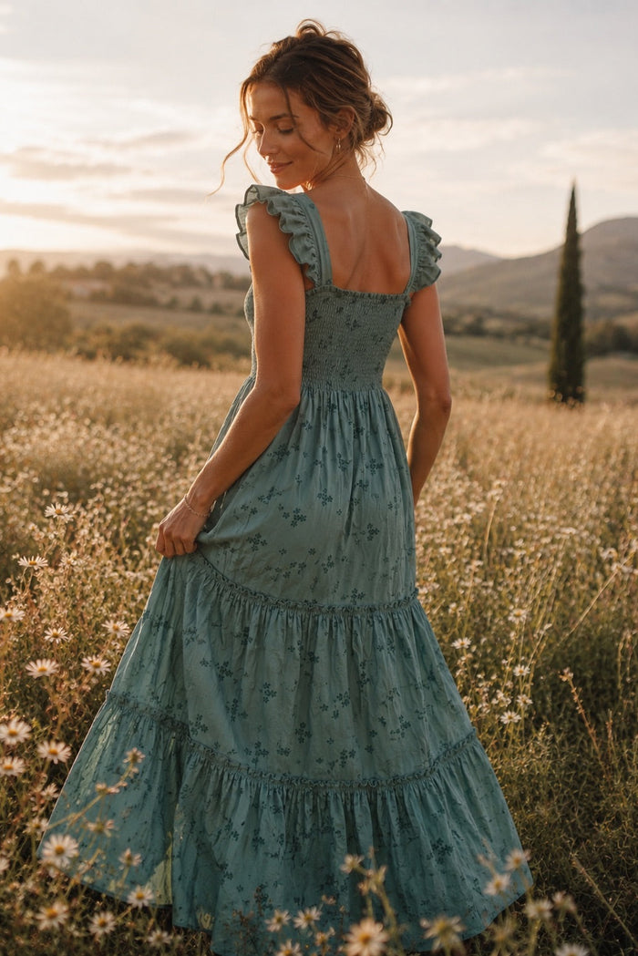 SS Women's Pia Dress Jade Bloom