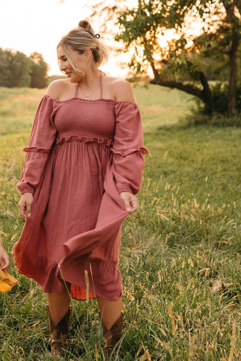 SS Women's Dress Women's Pippa Dress (rose muslin)