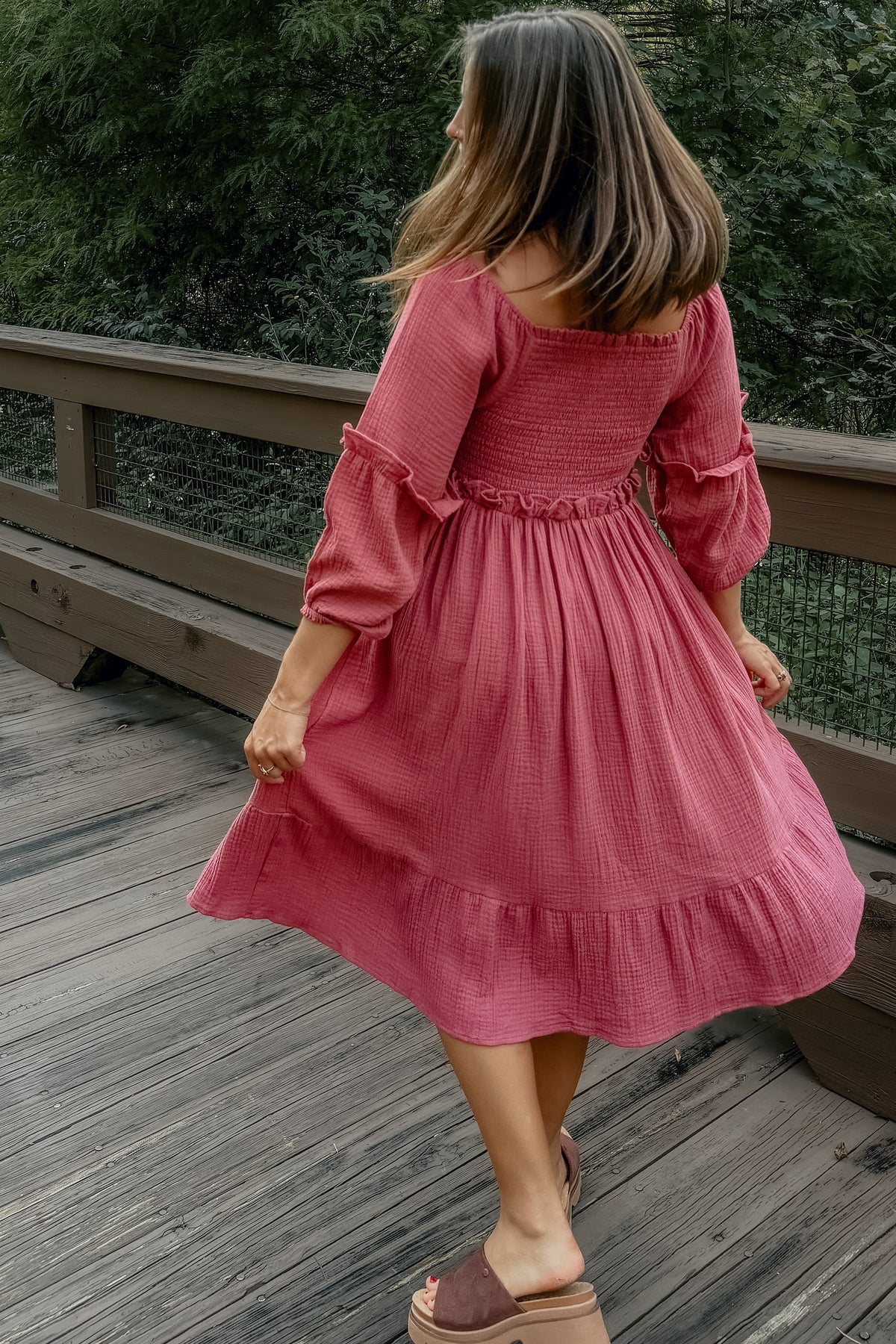 SS Women's Dress Women's Pippa Dress (rose muslin)