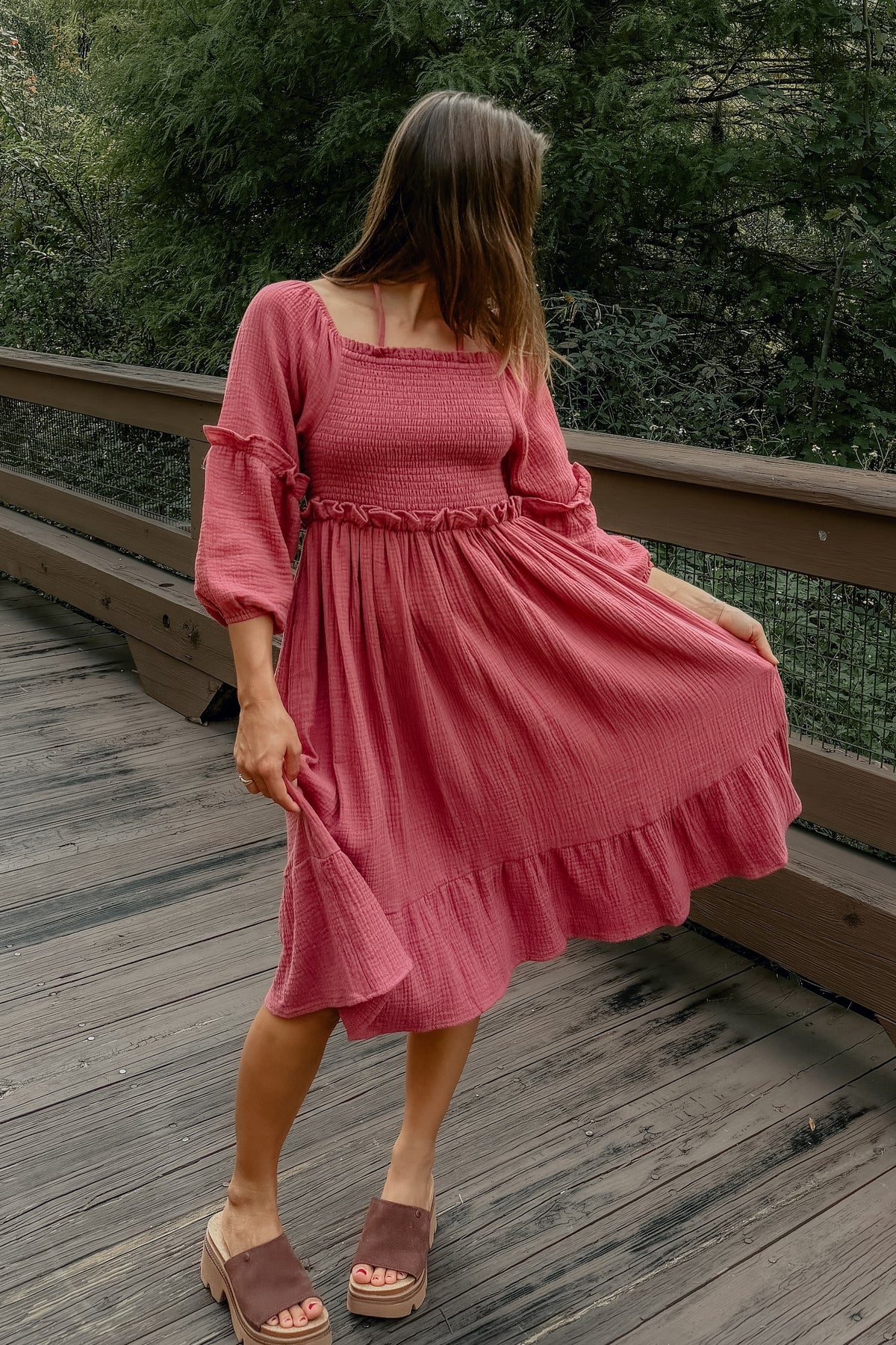 SS Women's Dress Women's Pippa Dress (rose muslin)