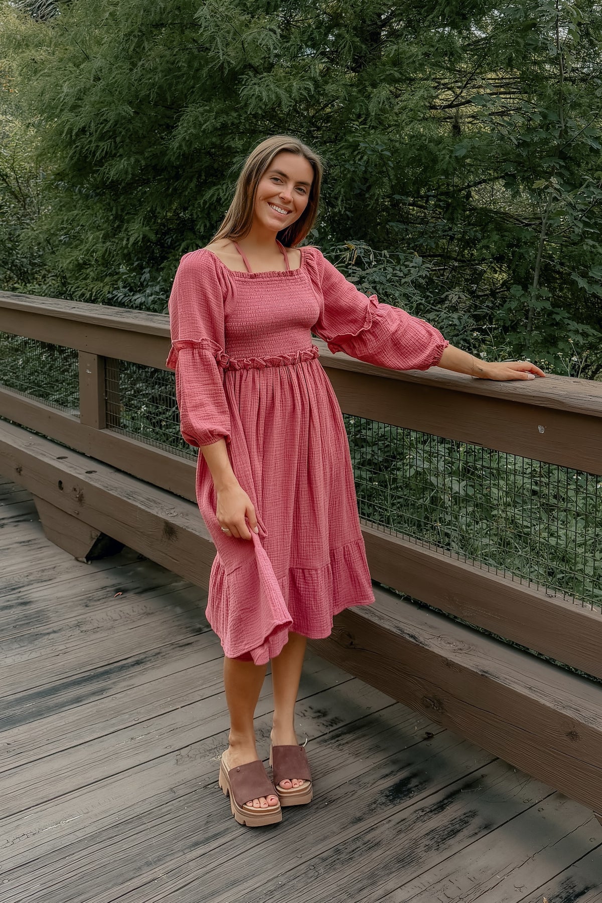 SS Women's Dress Women's Pippa Dress (rose muslin)
