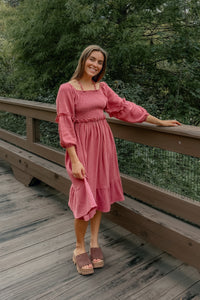 SS Women's Dress Women's Pippa Dress (rose muslin)