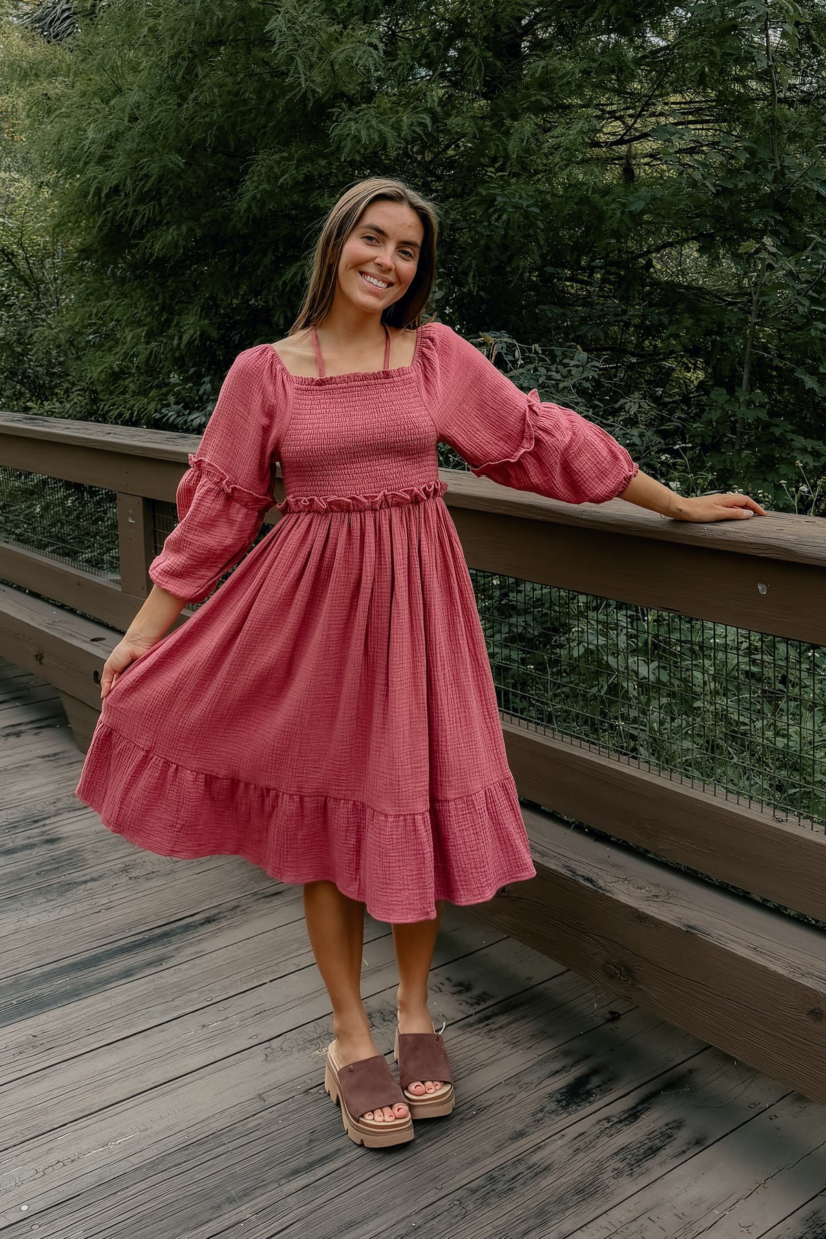 SS Women's Dress Women's Pippa Dress (rose muslin)