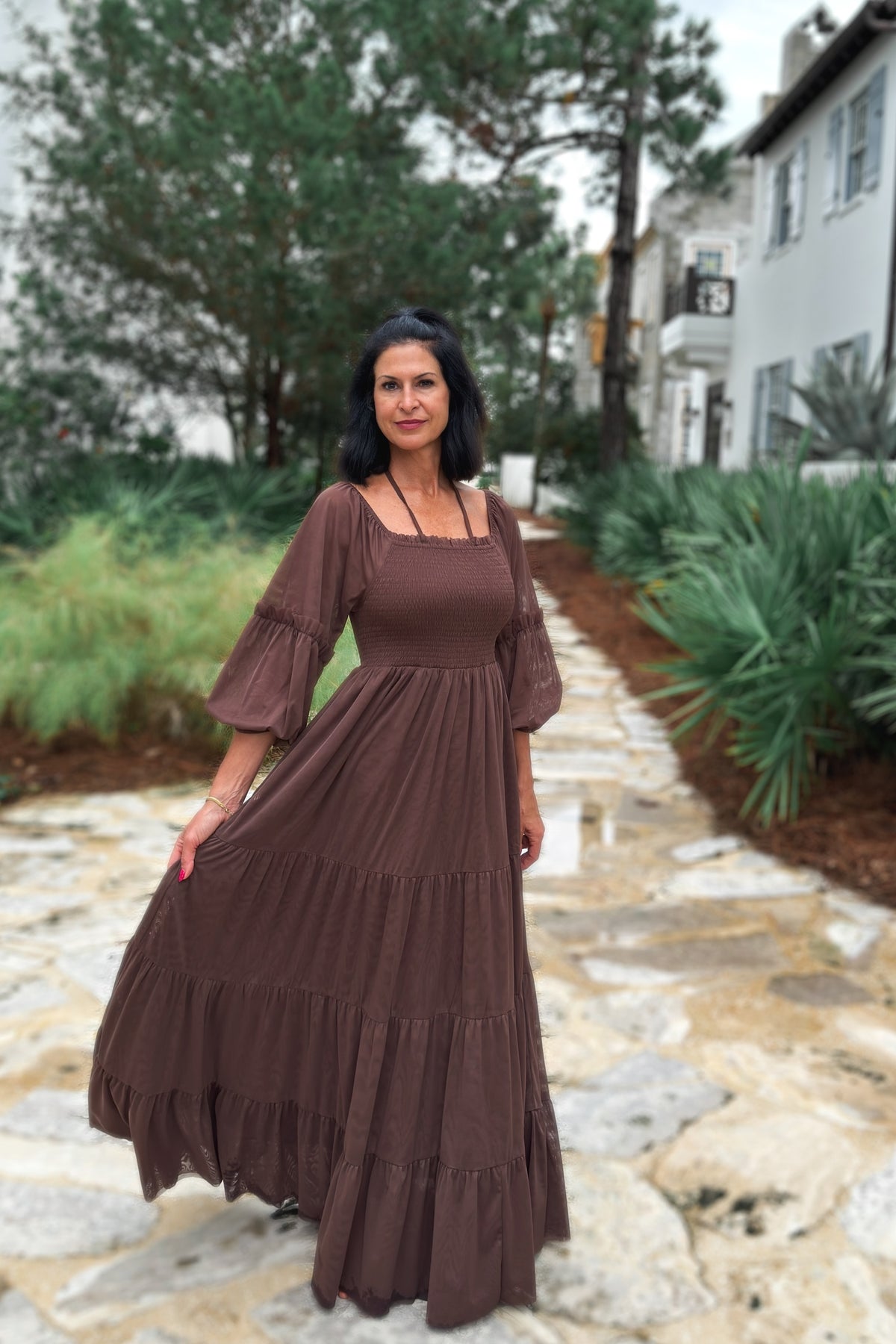 SS Women's Dress Women's Pippa Maxi (cocoa tulle)