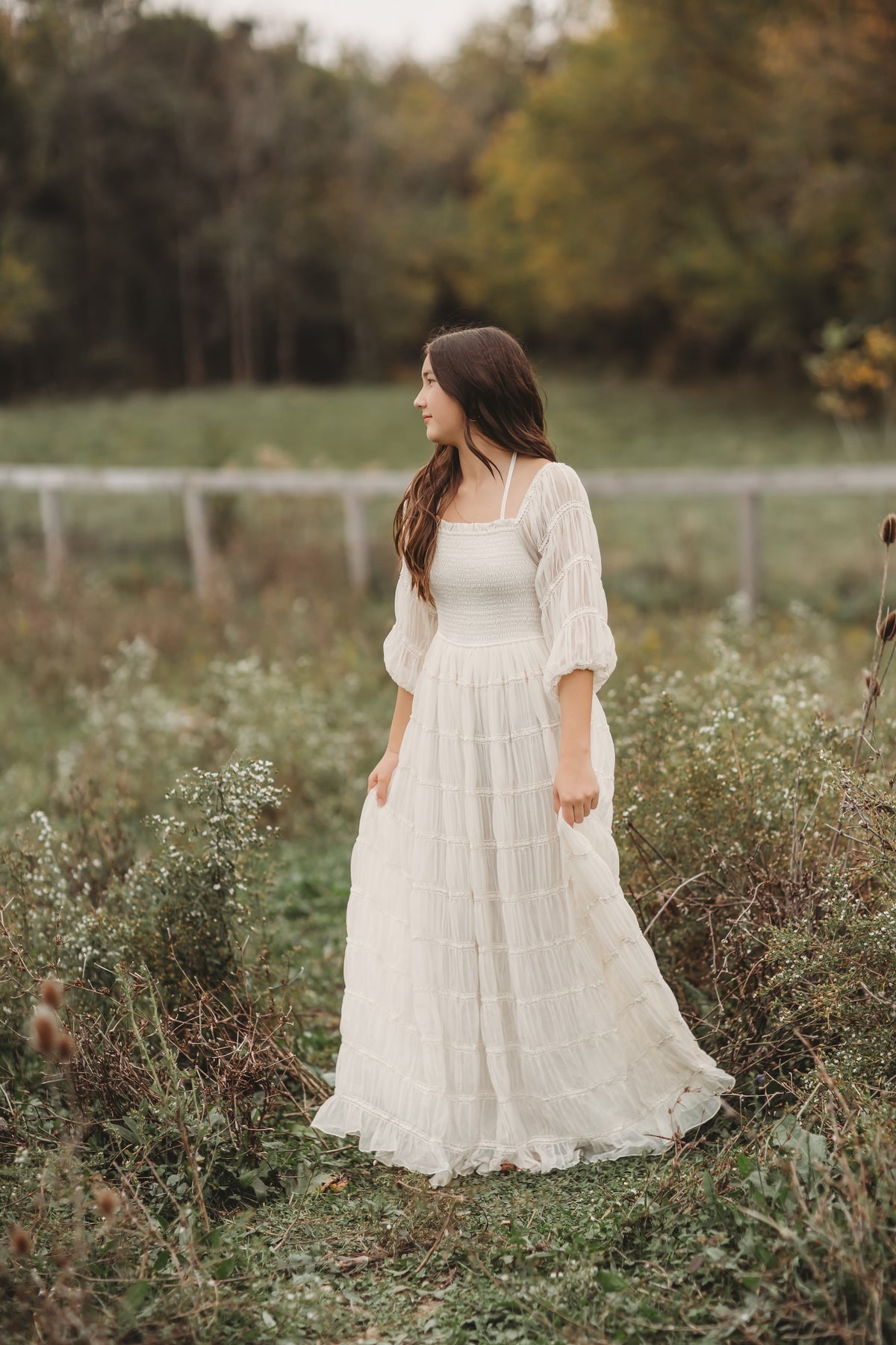 SS Women's Dress Women's Pippa Maxi (ivory chiffon)