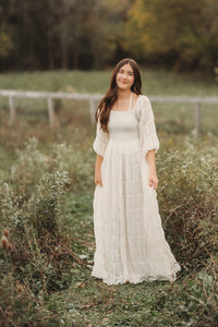 SS Women's Dress Women's Pippa Maxi (ivory chiffon)