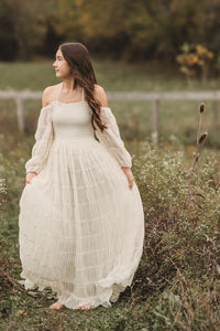 SS Women's Dress Women's Pippa Maxi (ivory chiffon)