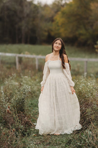 SS Women's Dress Women's Pippa Maxi (ivory chiffon)