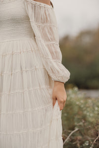 SS Women's Dress Women's Pippa Maxi (ivory chiffon)