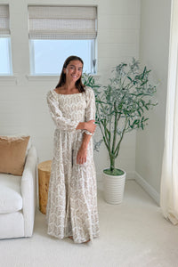 SS Women's Top Women's Pippa Top (mocha mist floral)