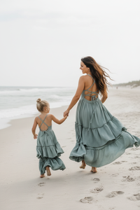 SS Women's Dress Women's Wendy Dress (soft teal muslin)