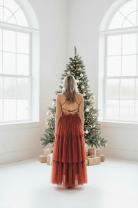 SS Women's Dress Women's Wendy Dress (venetian red tulle)
