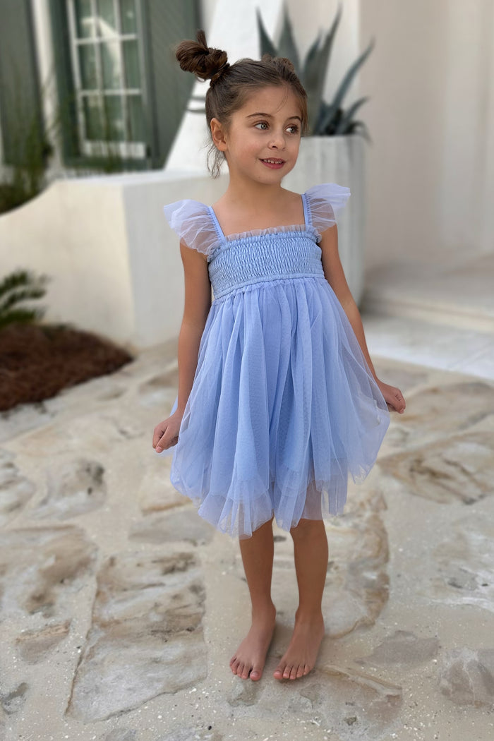 SS Girl's Dress Juliet Dress (periwinkle tulle)