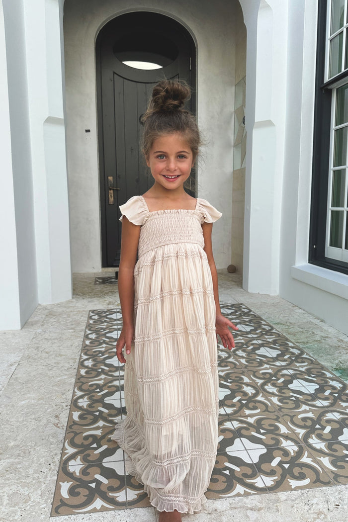 Marabella Dress (natural chiffon)