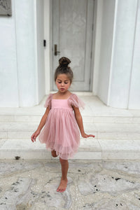 INDIE BLUE Dresses Fawn Dress (soft pink tulle)
