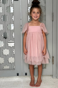 INDIE BLUE Dresses Fawn Dress (soft pink tulle)
