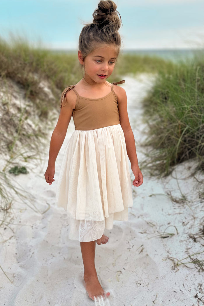 Jodi Twirl (two-tone mocha tulle)