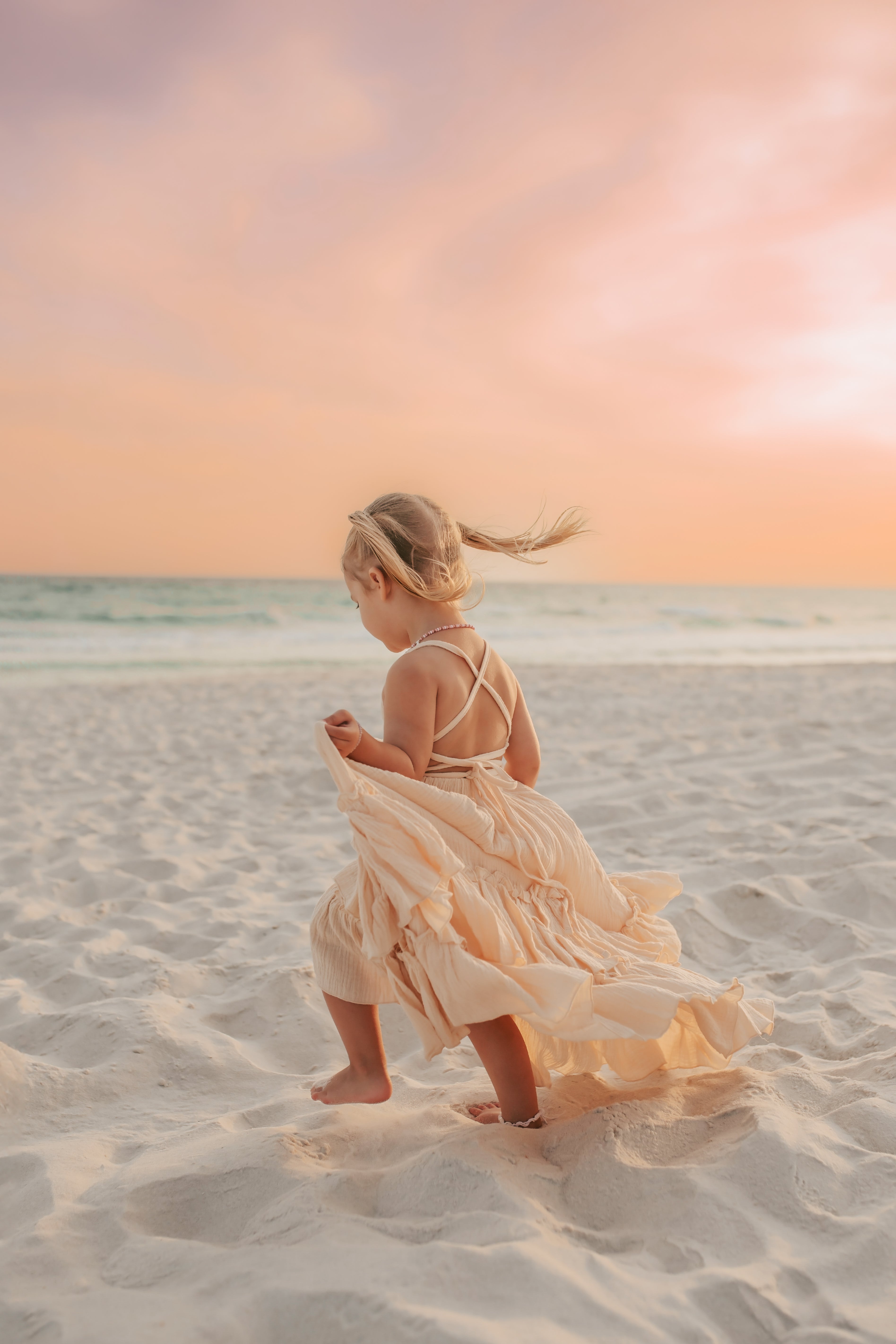 Wendy Dress (sand muslin) – INDIE BLUE