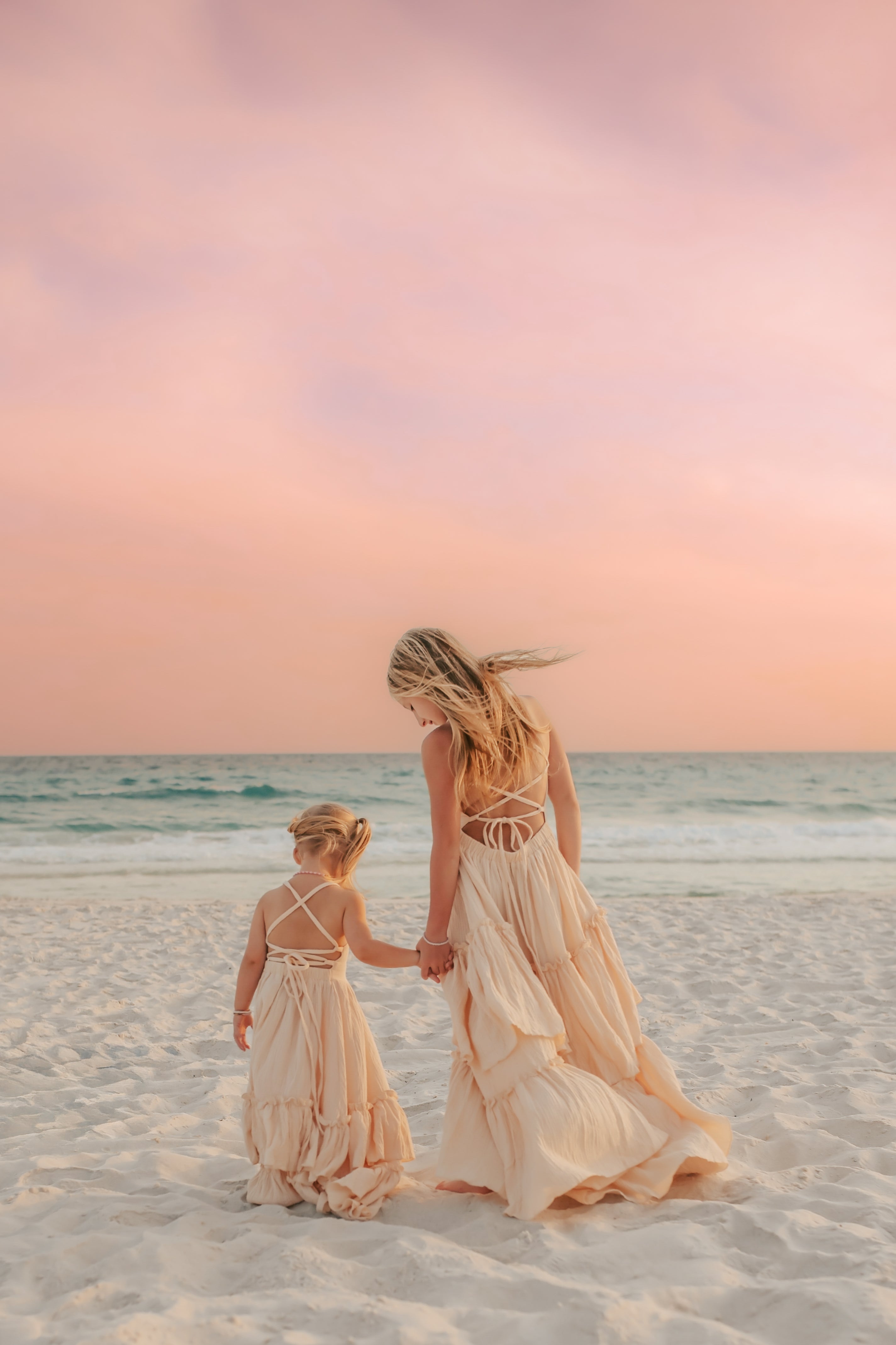 Wendy Dress (sand muslin) – INDIE BLUE