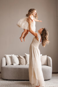 Pia Dress (antique ivory tulle)