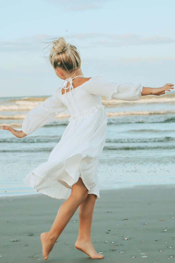 Pippa Dress (white muslin) FINAL SALE