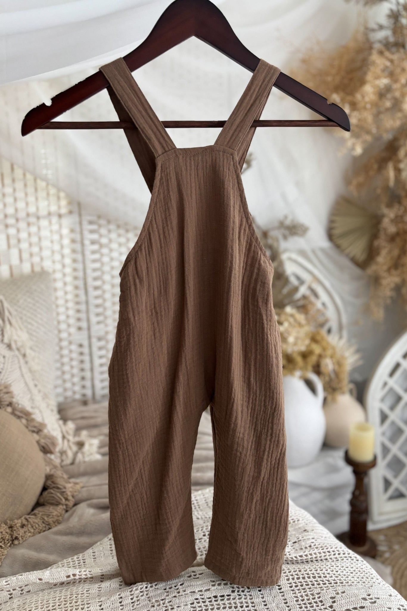 Grady Romper (mocha muslin) – INDIE BLUE
