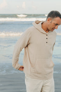 Men's Knox Hoodie (latte muslin)