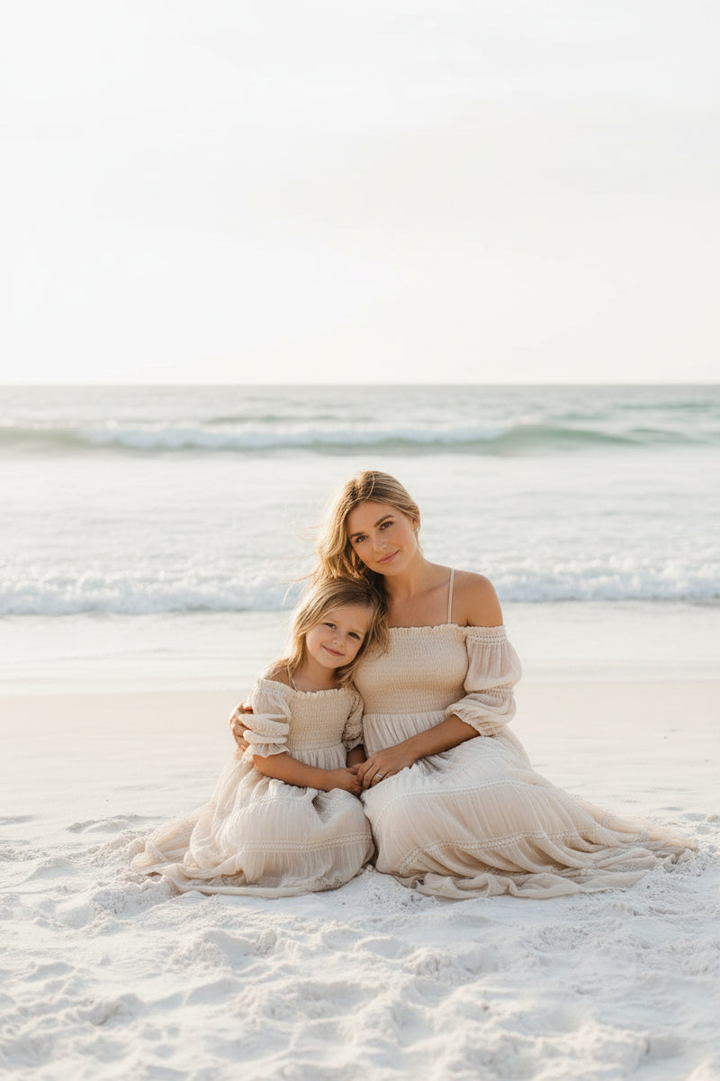 INDIE BLUE Women Women's Pippa Maxi (natural chiffon)