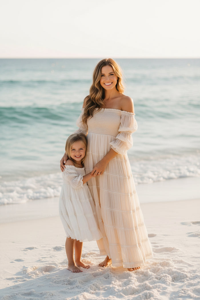 INDIE BLUE Women Women's Pippa Maxi (natural chiffon)