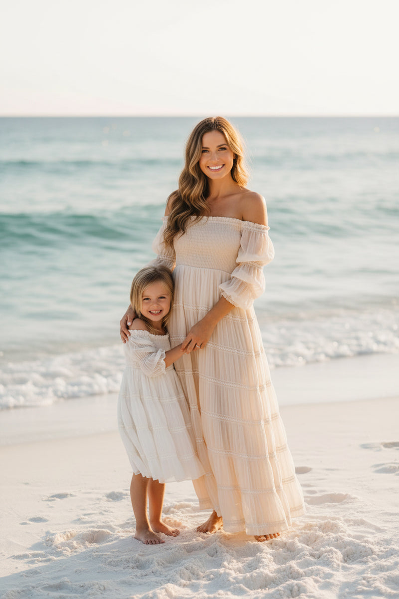 INDIE BLUE Women Women's Pippa Maxi (natural chiffon)