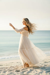 INDIE BLUE Women Women's Pippa Maxi (natural tulle)