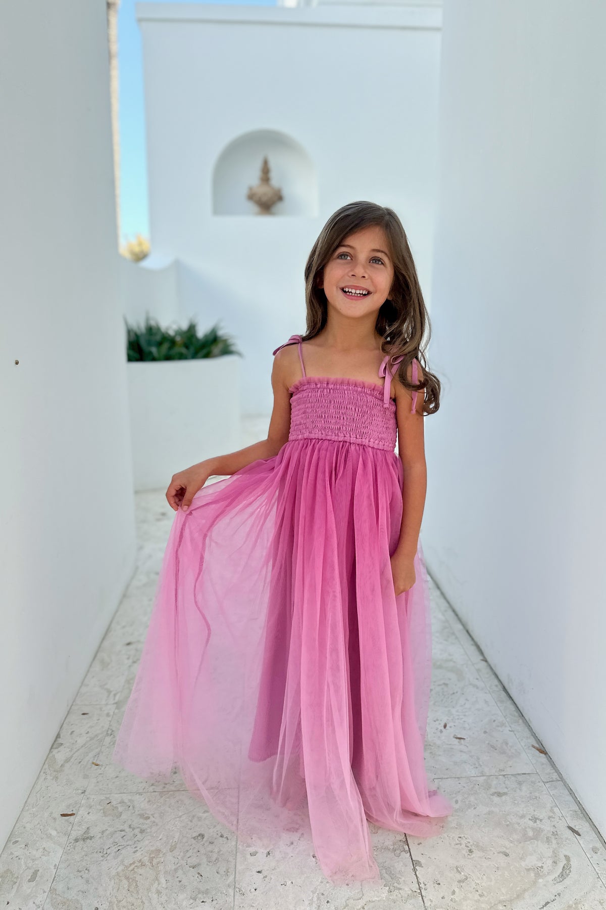 Isa Maxi (pink ombre tulle)